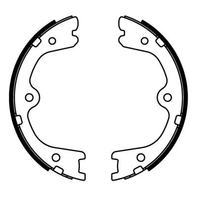 Rear abe c01062abe brake shoe - c01062abe,