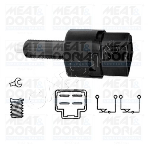 Brake light switch fits - light,