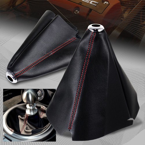 Red stitch leather car - stitch,