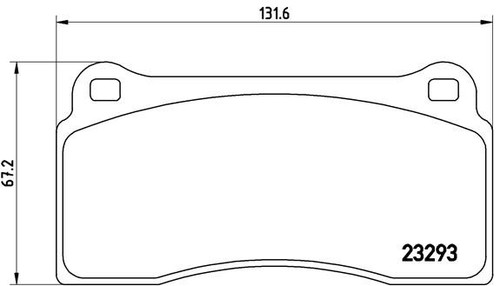 Brembo 018 brake pad set - brake,