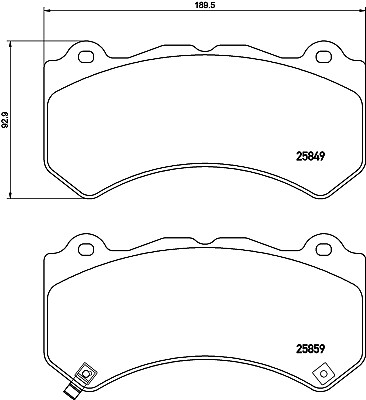 New brake pad - pad, disc