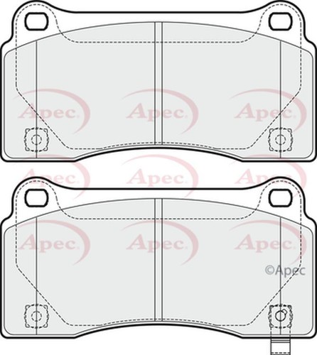 Apec brake pads rear r90 - pads,