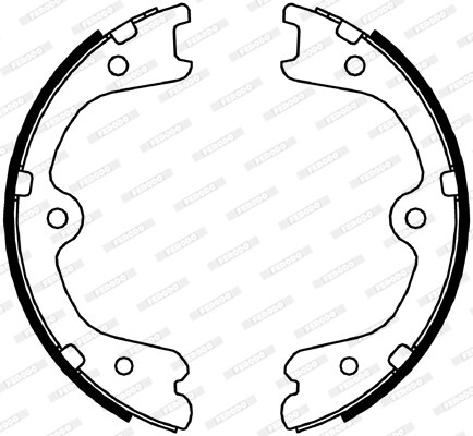 New brake shoe set - shoe, set,