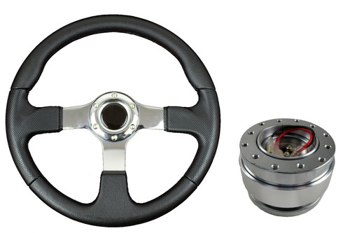 Chrome sports steering - chrome,