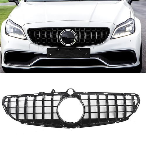 Black front grill for - grill, benz