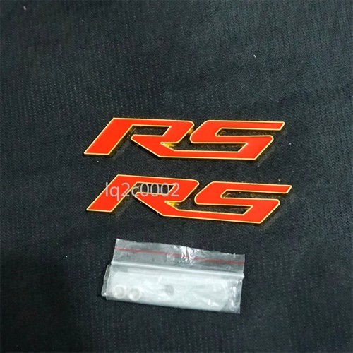 Golden chrome red metal - red, rs