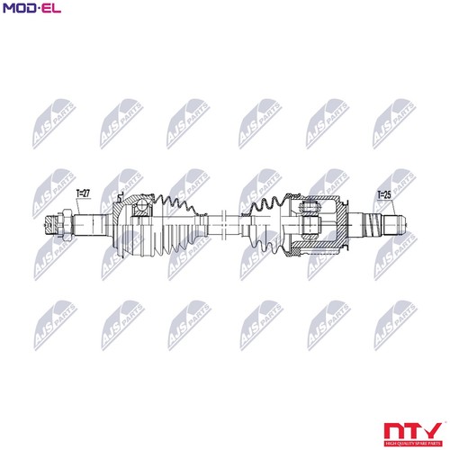 Drive shaft npw - npw-ns-217, for