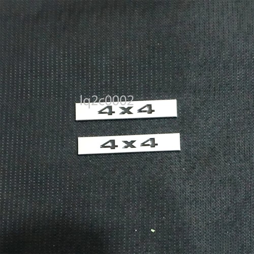 Silver chrome black 4x4 - black,