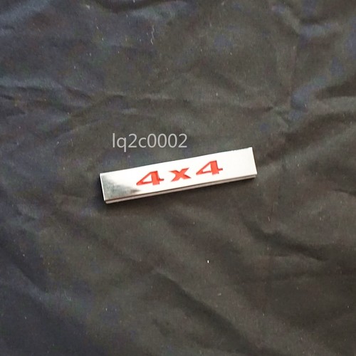 Chrome red silver 4x4 small - 1x,