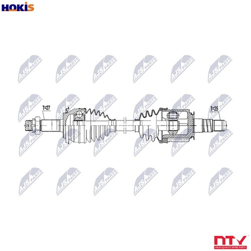 Drive shaft npw 217 for - shaft,