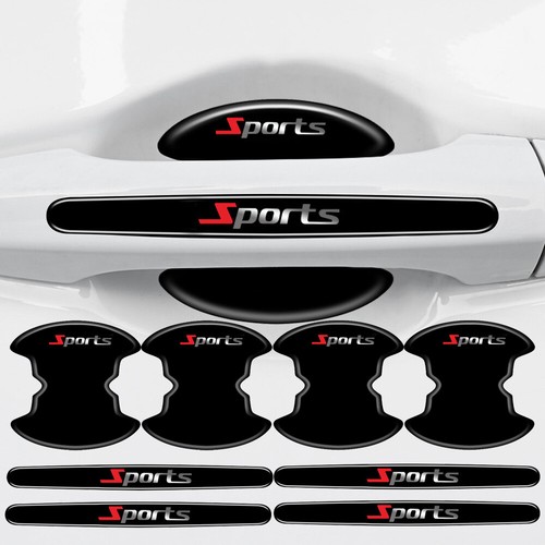 8pcs black sports car - 8pcs, door