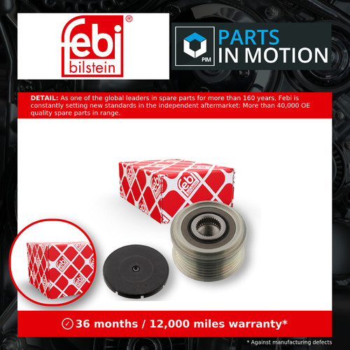 Overrunning alternator pulley - overrunning,
