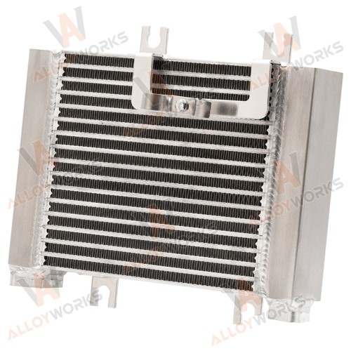 Upgraded aluminum oil cooler - aluminum,