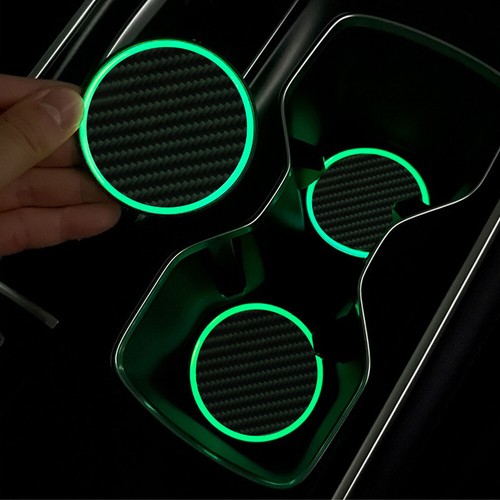 2pcs glowing led car cup - car,