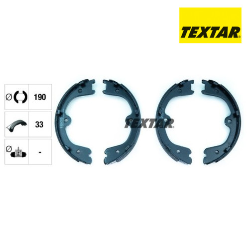 Brake shoe set parking - brake,
