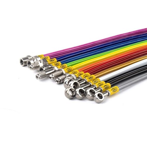 Hel stainless brake hoses fit - hel,