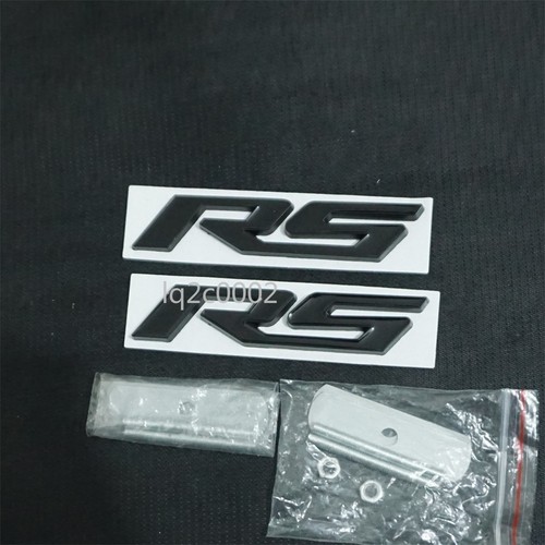 Glossy black metal front - 2x,