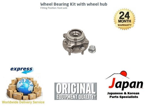 Front axle wheel bearing - 1x,
