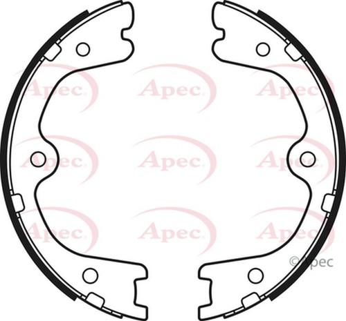Apec brake shoes rear - apec,